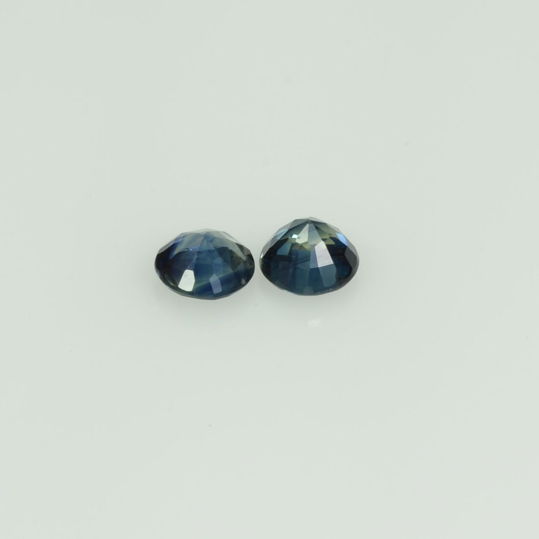 3.5-3.6 mm Natural Blue Sapphire Loose Pair Gemstone Round Cut