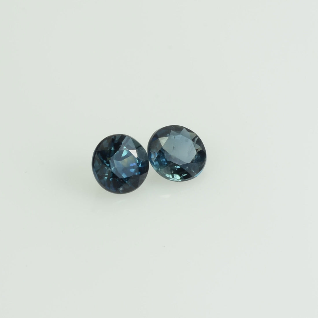 3.5-3.6 mm Natural Blue Sapphire Loose Pair Gemstone Round Cut