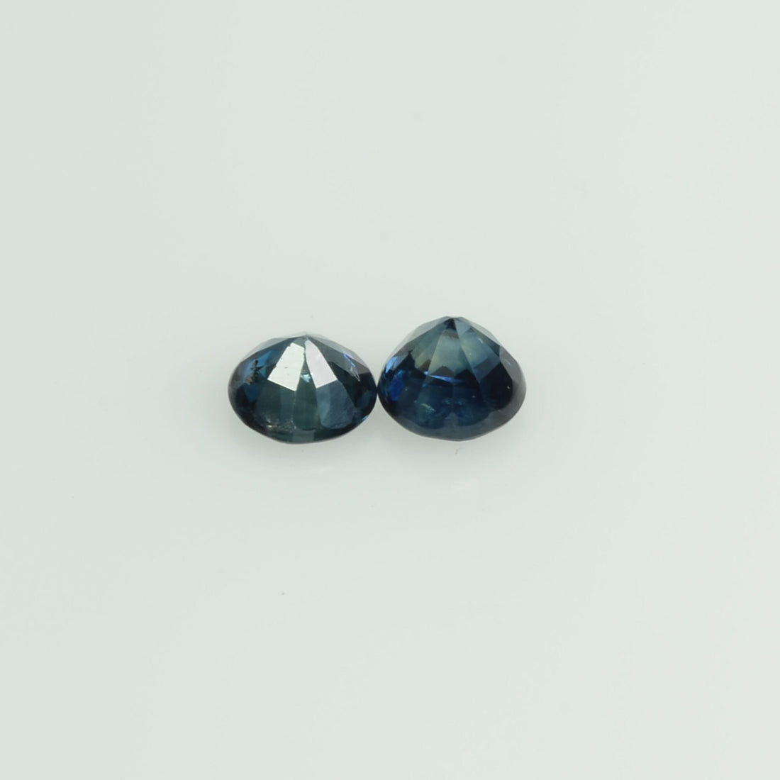 3.5-3.6 mm Natural Blue Sapphire Loose Pair Gemstone Round Cut