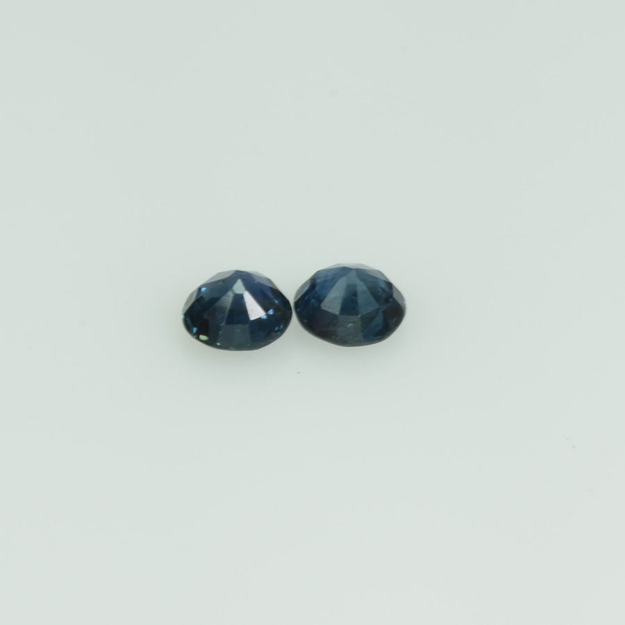 3.4 mm Natural Blue Sapphire Loose Gemstone Round Cut
