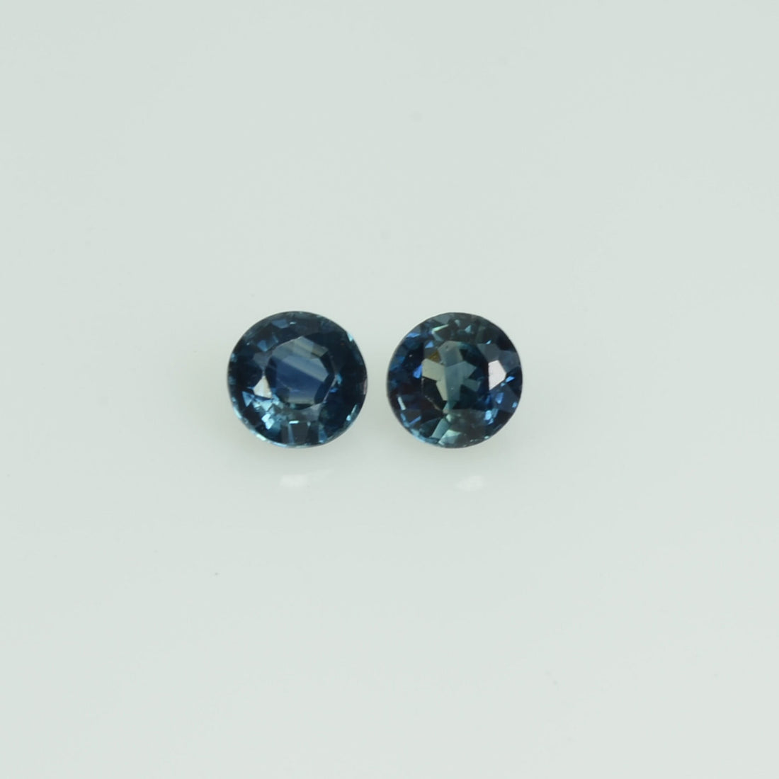 3.4 mm Natural Blue Sapphire Loose Gemstone Round Cut