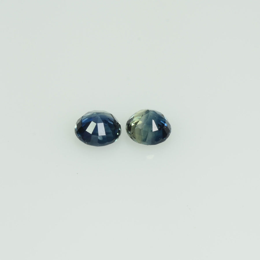3.4 mm Natural Blue Sapphire Loose Gemstone Round Cut