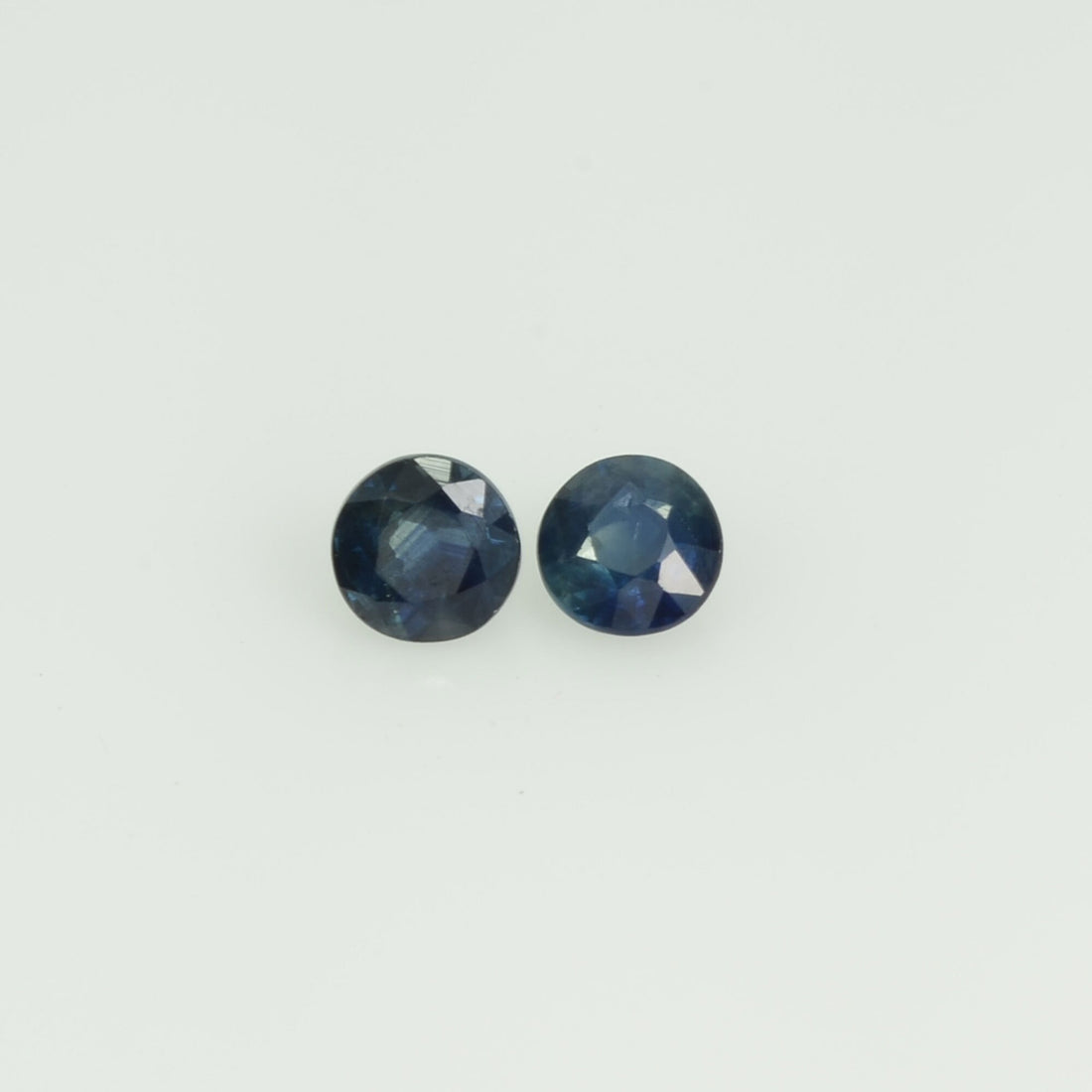 3.4 mm Natural Blue Sapphire Loose Gemstone Round Cut