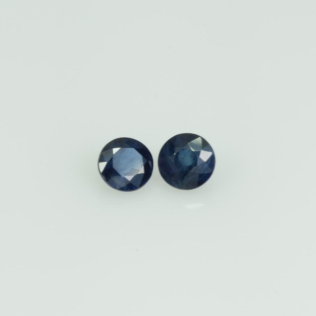 3.4 mm Natural Blue Sapphire Loose Gemstone Round Cut