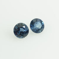 3.4 mm Natural Blue Sapphire Loose Gemstone Round Cut
