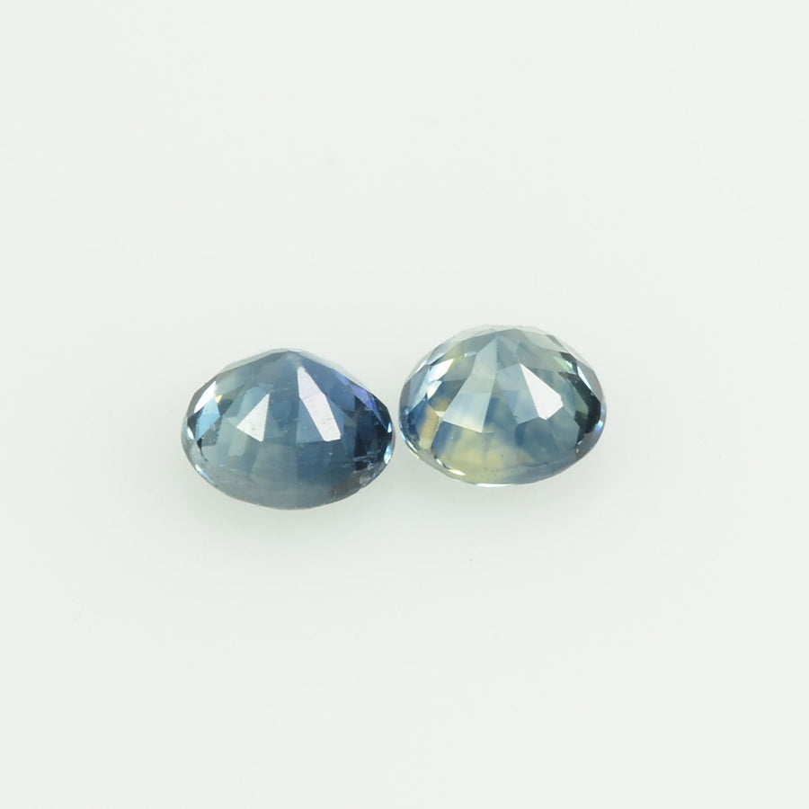 3.4 mm Natural Blue Sapphire Loose Gemstone Round Cut