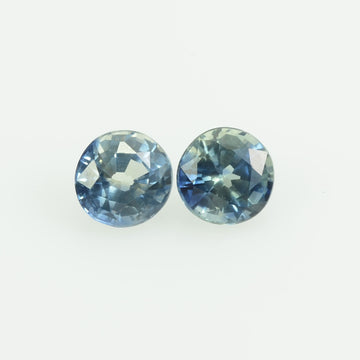 3.5 mm Natural Blue Sapphire Loose Gemstone Round Cut - Thai Gems Export Ltd.
