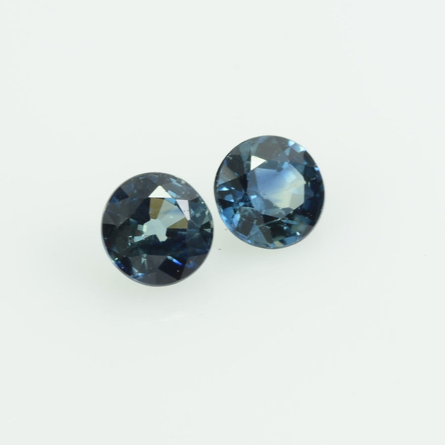 3.3 Natural Blue Sapphire Loose Gemstone Round Cut