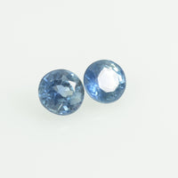 3.3 Natural Blue Sapphire Loose Gemstone Round Cut