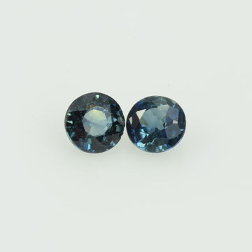 3.2 mm Natural Blue Sapphire Loose Gemstone Round Cut