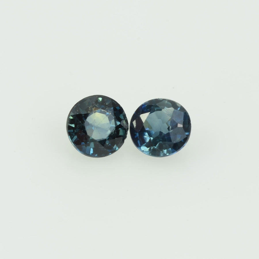 3.2 mm Natural Blue Sapphire Loose Gemstone Round Cut