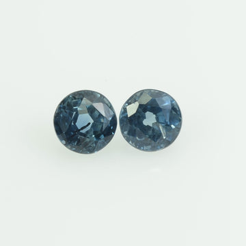 3.3 mm Natural Blue Sapphire Loose Gemstone Round Cut