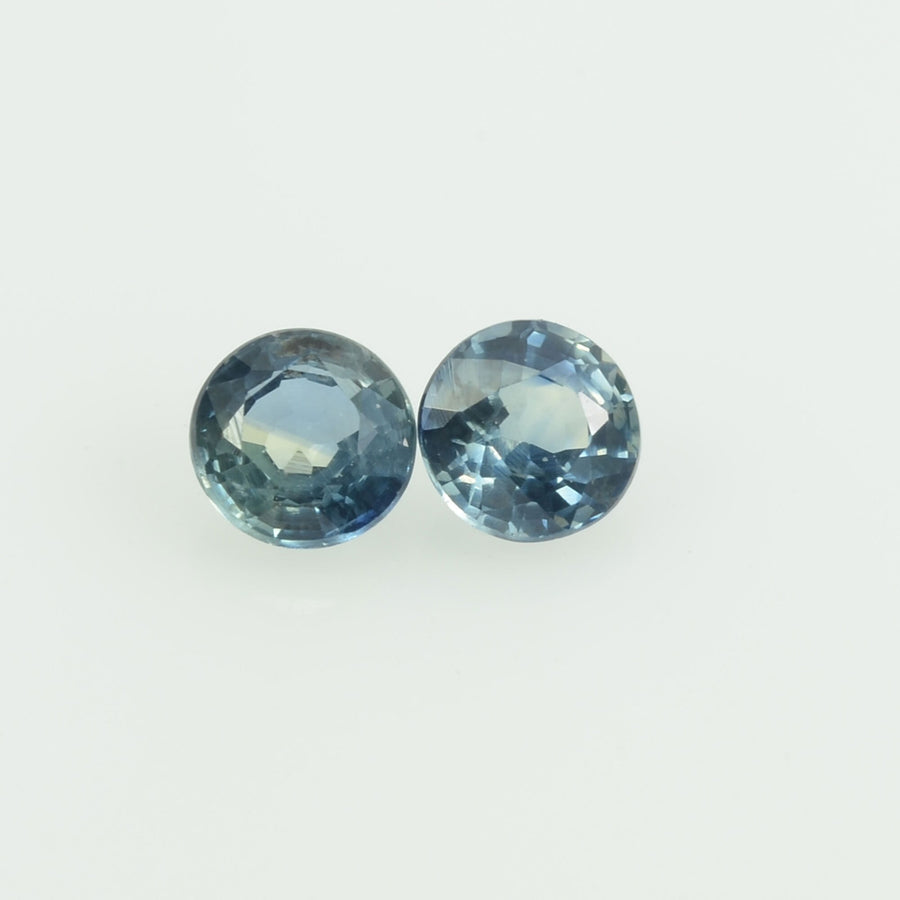 3.3 mm Natural Blue Sapphire Loose Gemstone Round Cut