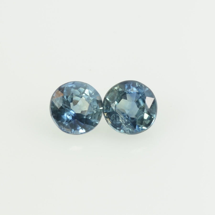3.3 mm Natural Blue Sapphire Loose Gemstone Round Cut