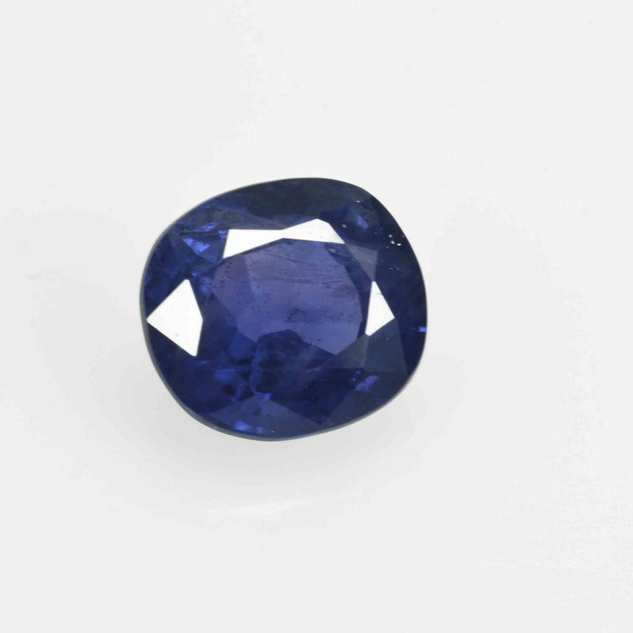 0.73 Cts  Natural Blue Sapphire Loose Gemstone Cushion Cut - Thai Gems Export Ltd.