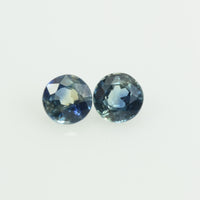 3.3 mm Natural Blue sapphire loose gemstone Round cut