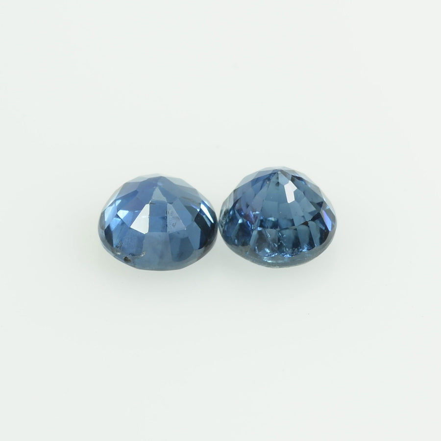 3.5 mm Natural Blue Sapphire Loose Gemstone Round Cut