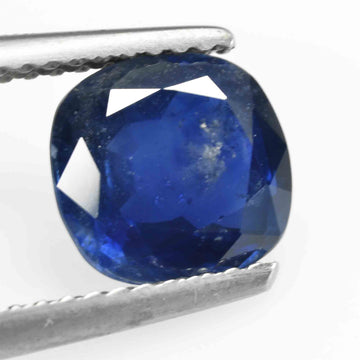 2.35 Cts Natural Blue Sapphire Loose Gemstone Cushion Cut