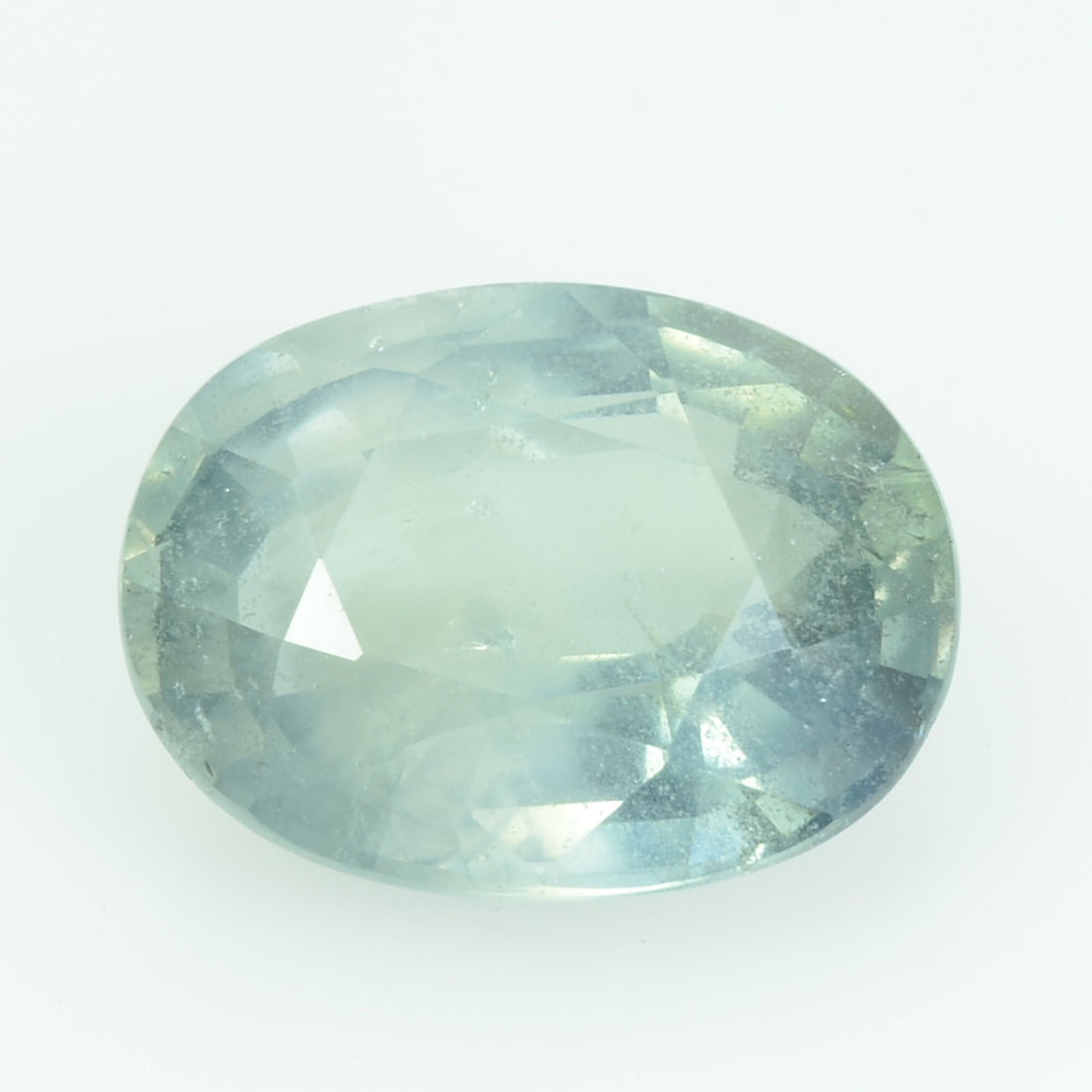 4.67 Cts Natural Green Sapphire Loose Gemstone Oval Cut