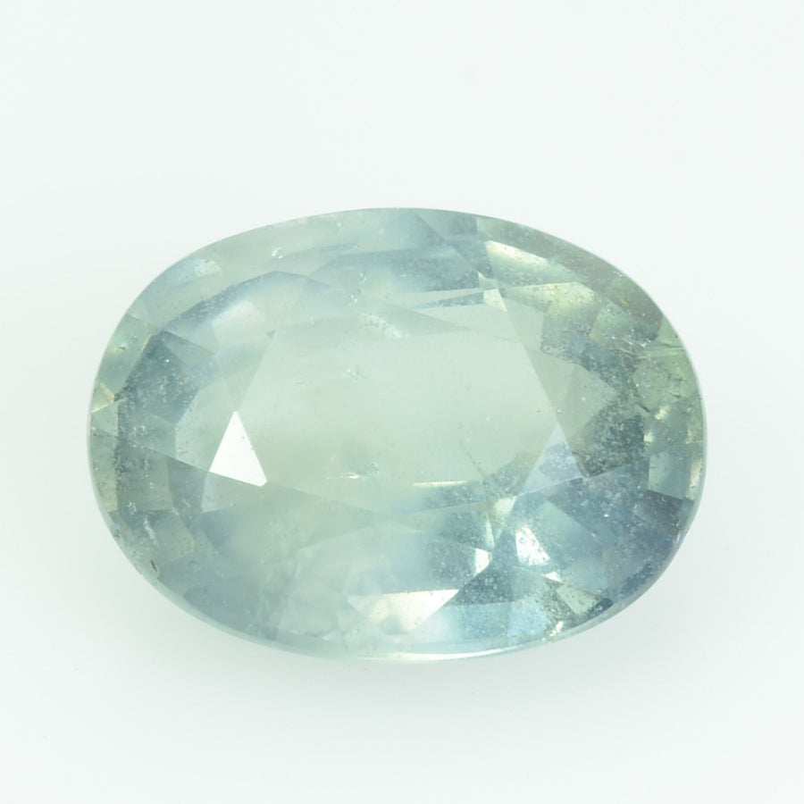 4.67 Cts Natural Green Sapphire Loose Gemstone Oval Cut