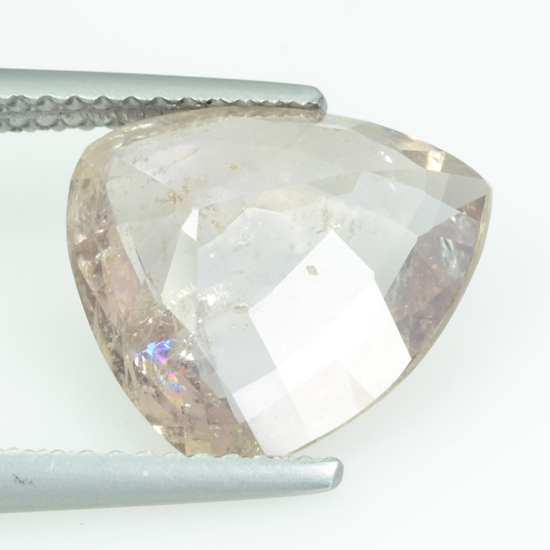 5.64 Cts Natural Peach Sapphire Loose Gemstone Trillion Cut