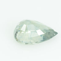3.28 Cts Natural Yellowish Bluish Green Sapphire Loose Gemstone Pear Cut
