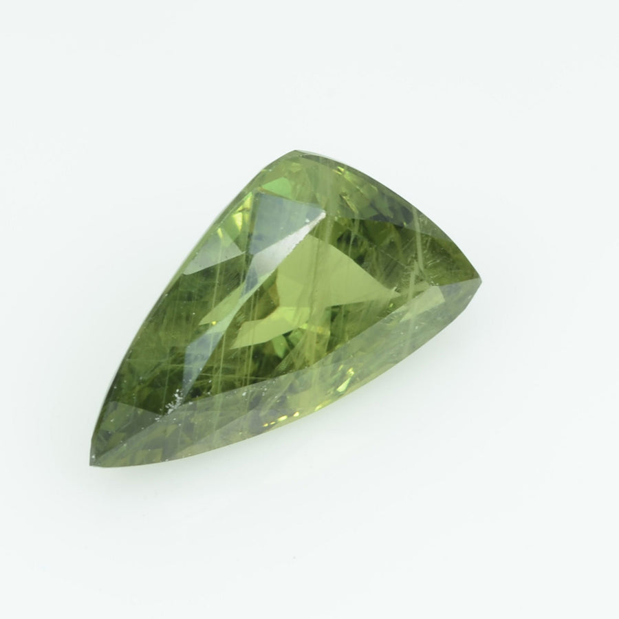 4.10 Cts Natural Green Sapphire Loose Gemstone Fancy Cut
