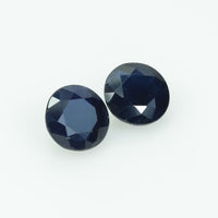 6 mm Natural Blue Sapphire Loose Gemstone Round Cut
