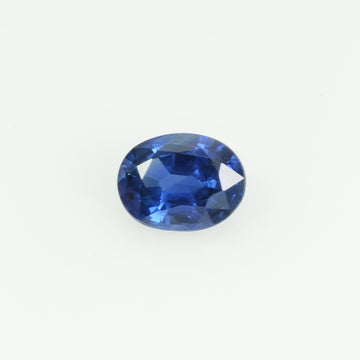 0.50 Cts Natural Blue Sapphire Loose Gemstone Oval Cut