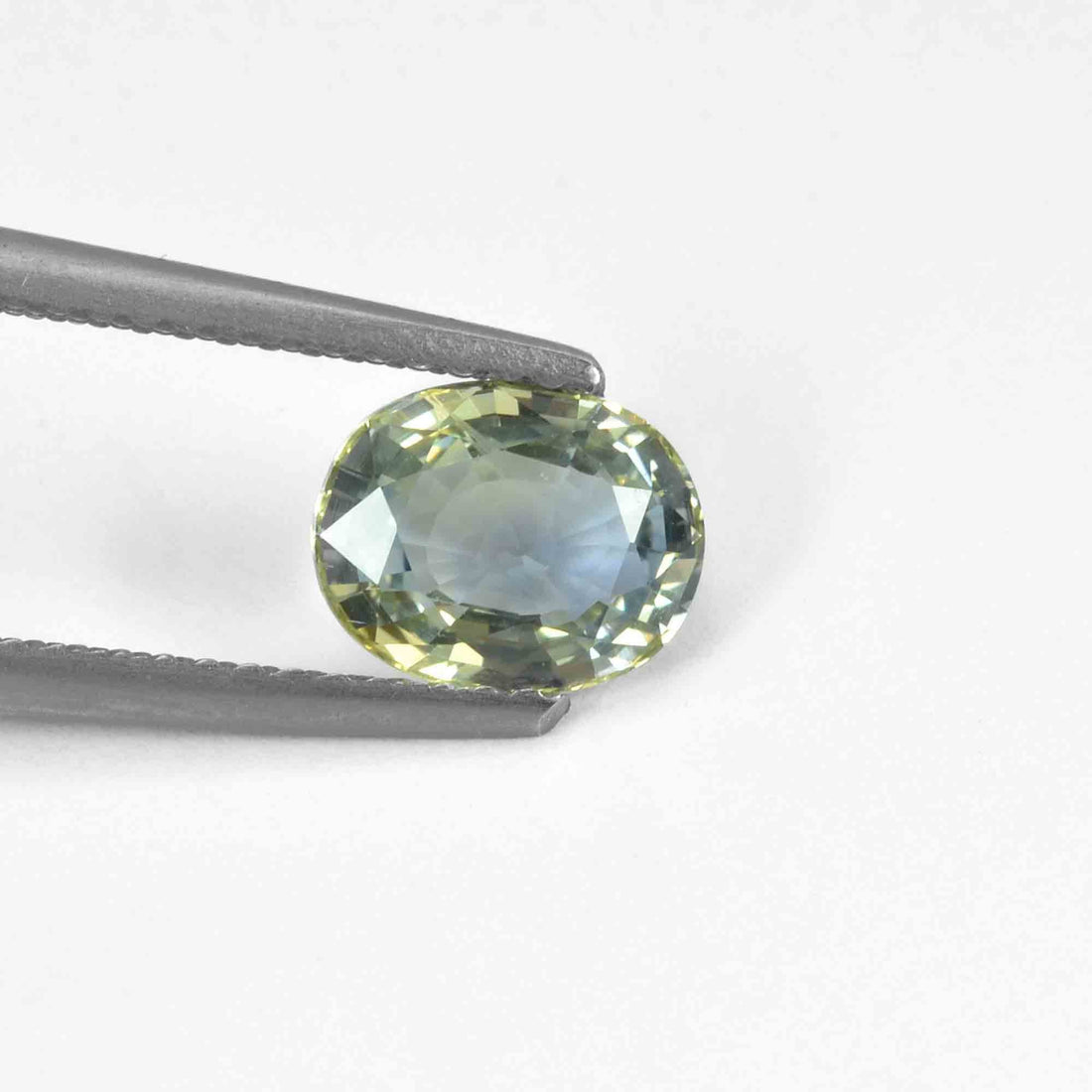 1.50 Cts Natural Bi-color Sapphire Loose Gemstone Oval Cut