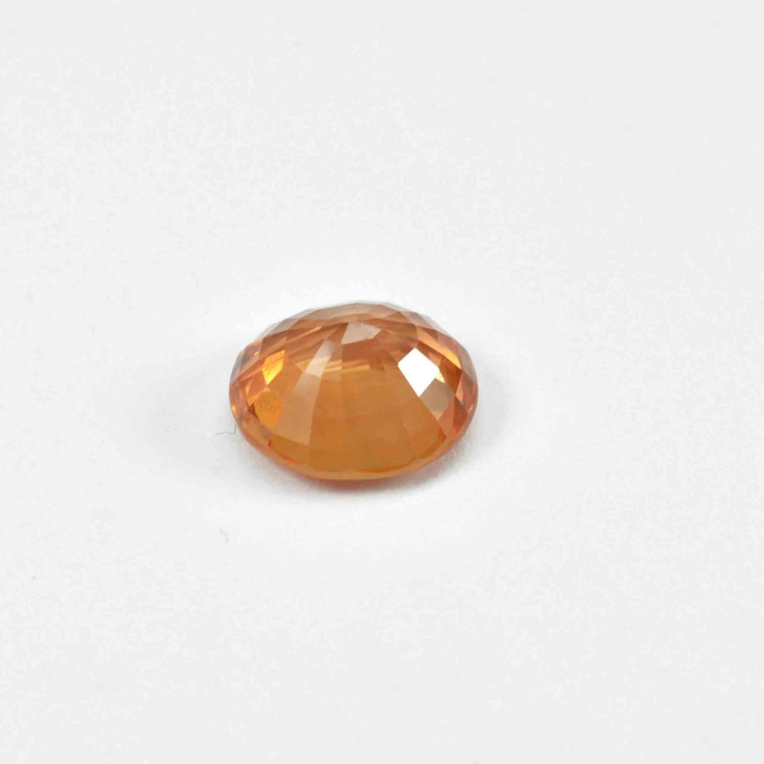 1.62 Cts Natural Orange Sapphire Loose Gemstone Oval Cut
