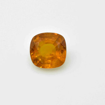 2.95 Cts Natural Yellow Sapphire Loose Gemstone Cushion Cut