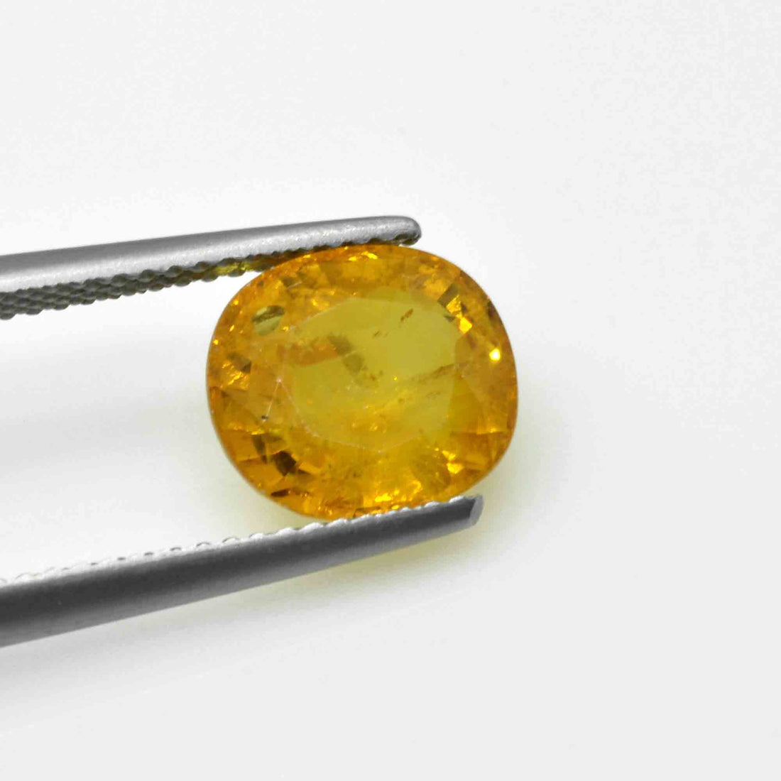 3.96 Cts Natural Yellow Sapphire Loose Gemstone Cushion Cut