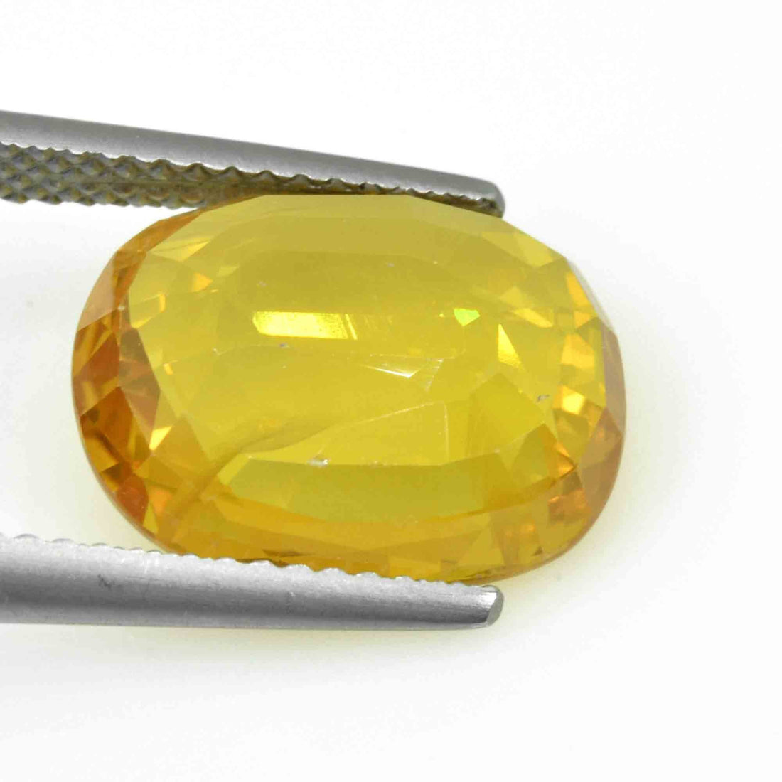 6.99 Cts Natural Yellow Sapphire Loose Gemstone Cushion Cut