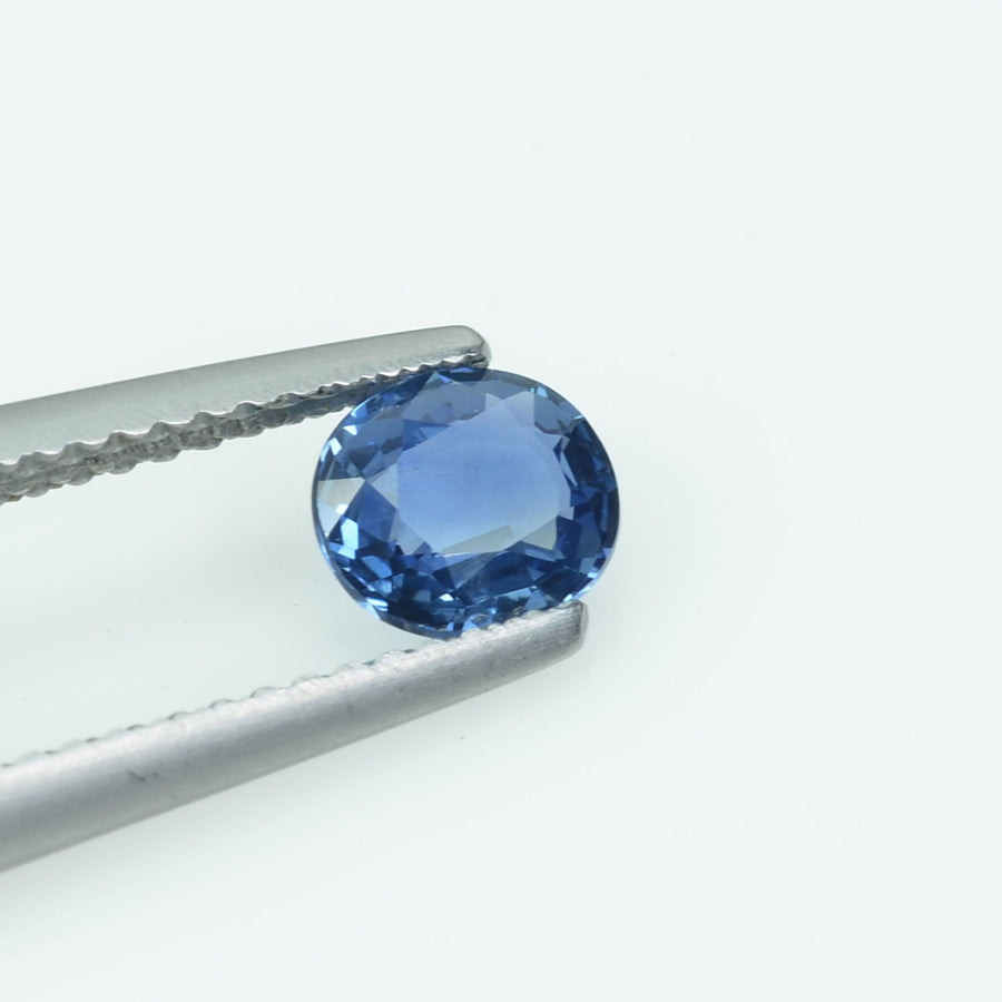 0.70 Cts Natural Blue Sapphire Loose Gemstone Oval Cut