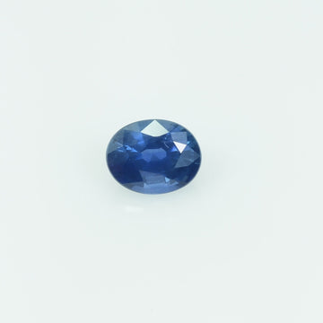 0.57 Cts Natural Blue Sapphire Loose Gemstone Oval Cut
