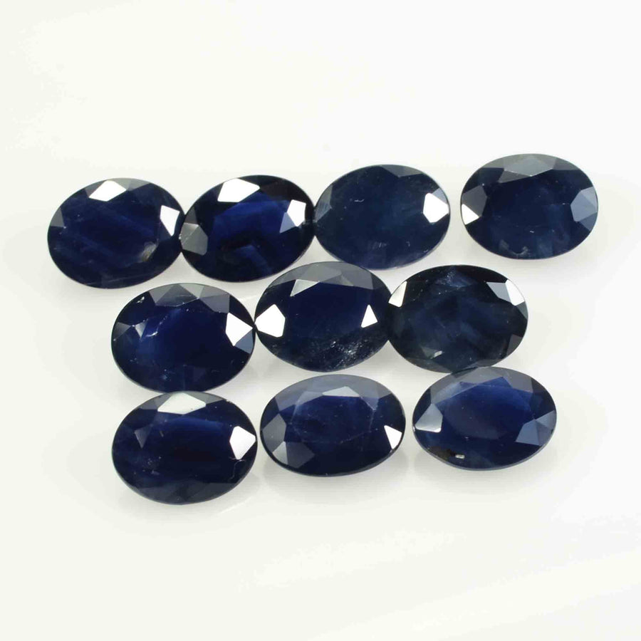 9x7 MM Natural Blue Sapphire Loose Gemstone Oval Cut