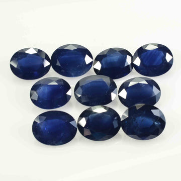 10x8 MM Natural Blue Sapphire Loose Gemstone Oval Cut