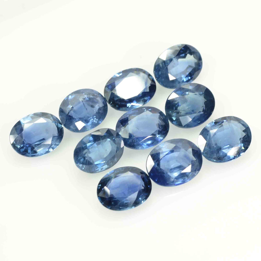 9x7 MM Natural Blue Sapphire Loose Gemstone Oval Cut