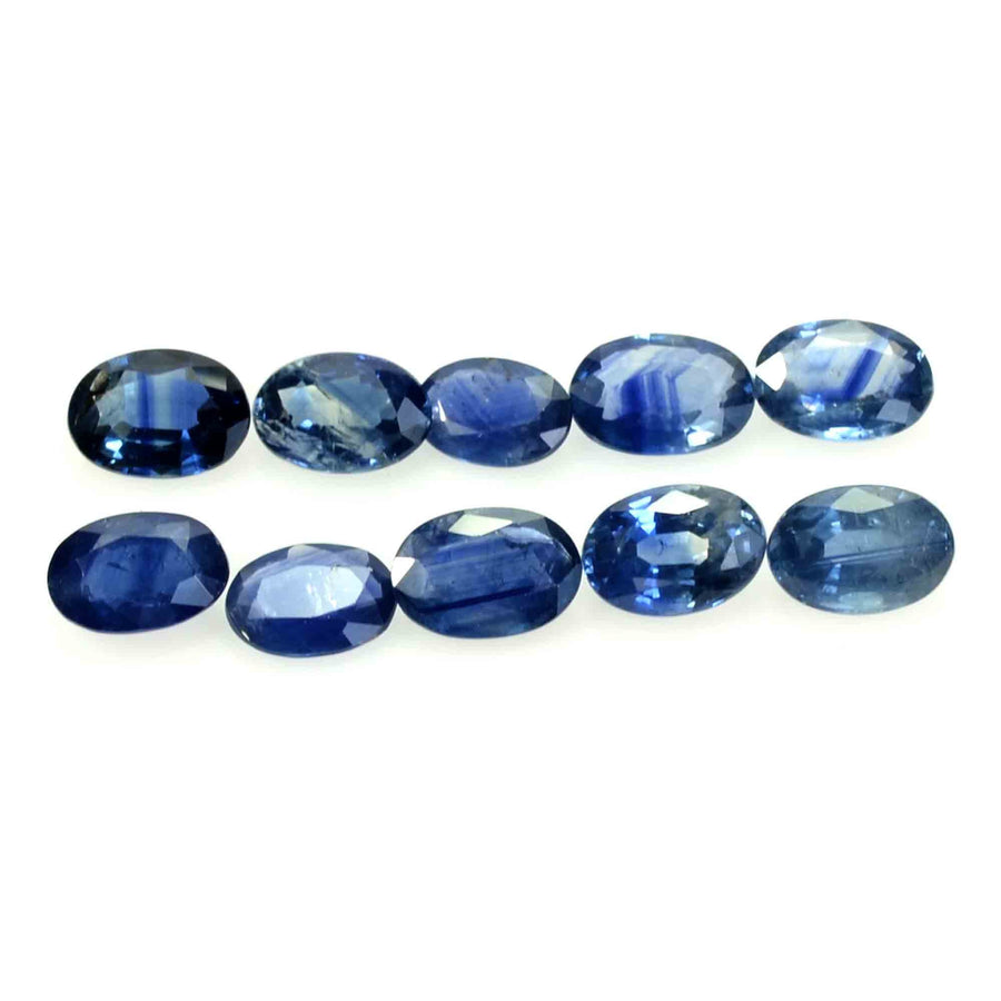 6x4 MM Natural Blue Sapphire Loose Gemstone Oval Cut