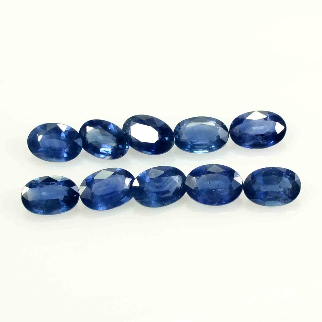 6x4 MM Natural Blue Sapphire Loose Gemstone Oval Cut