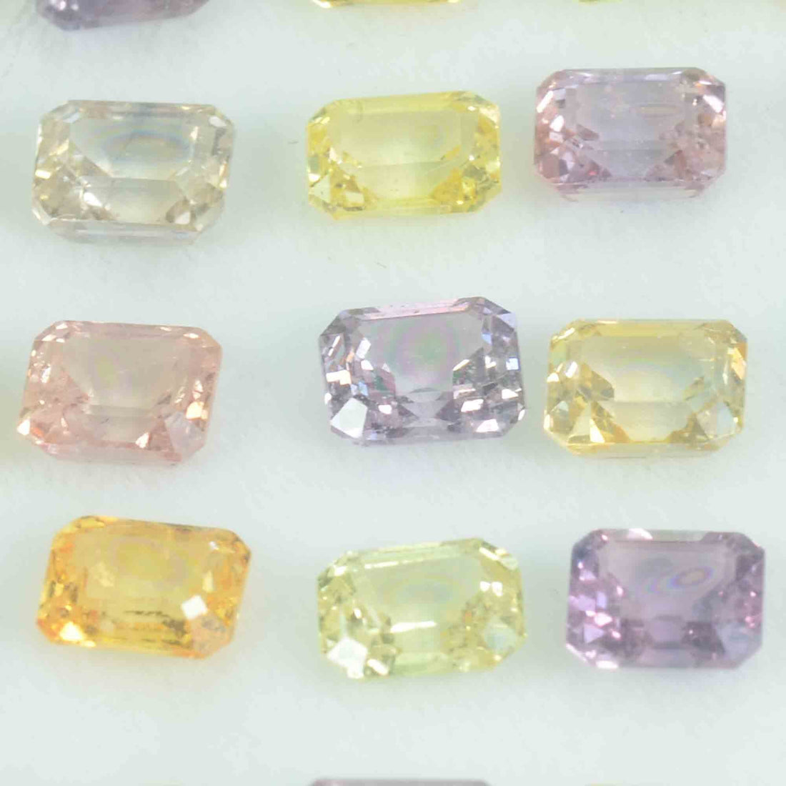 5x4 MM Lot Natural Multi-Color Sapphire Loose Gemstone Octagon Cut