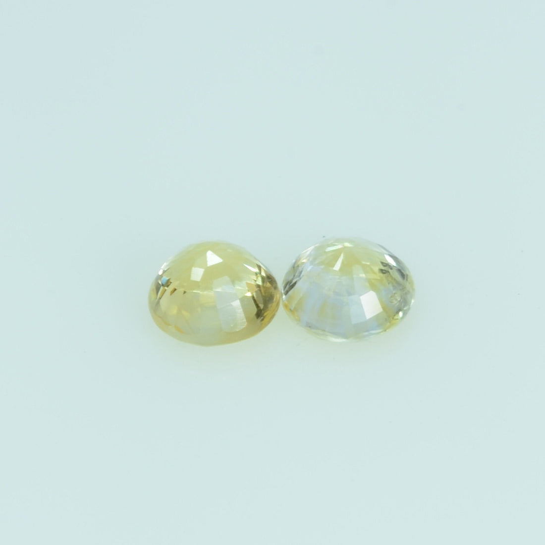 3.7 mm Natural Yellow Sapphire Loose Gemstone Round Cut