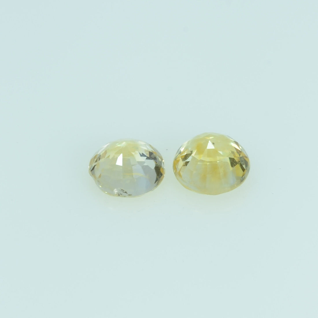 3.7 mm Natural Yellow Sapphire Loose Gemstone Round Cut