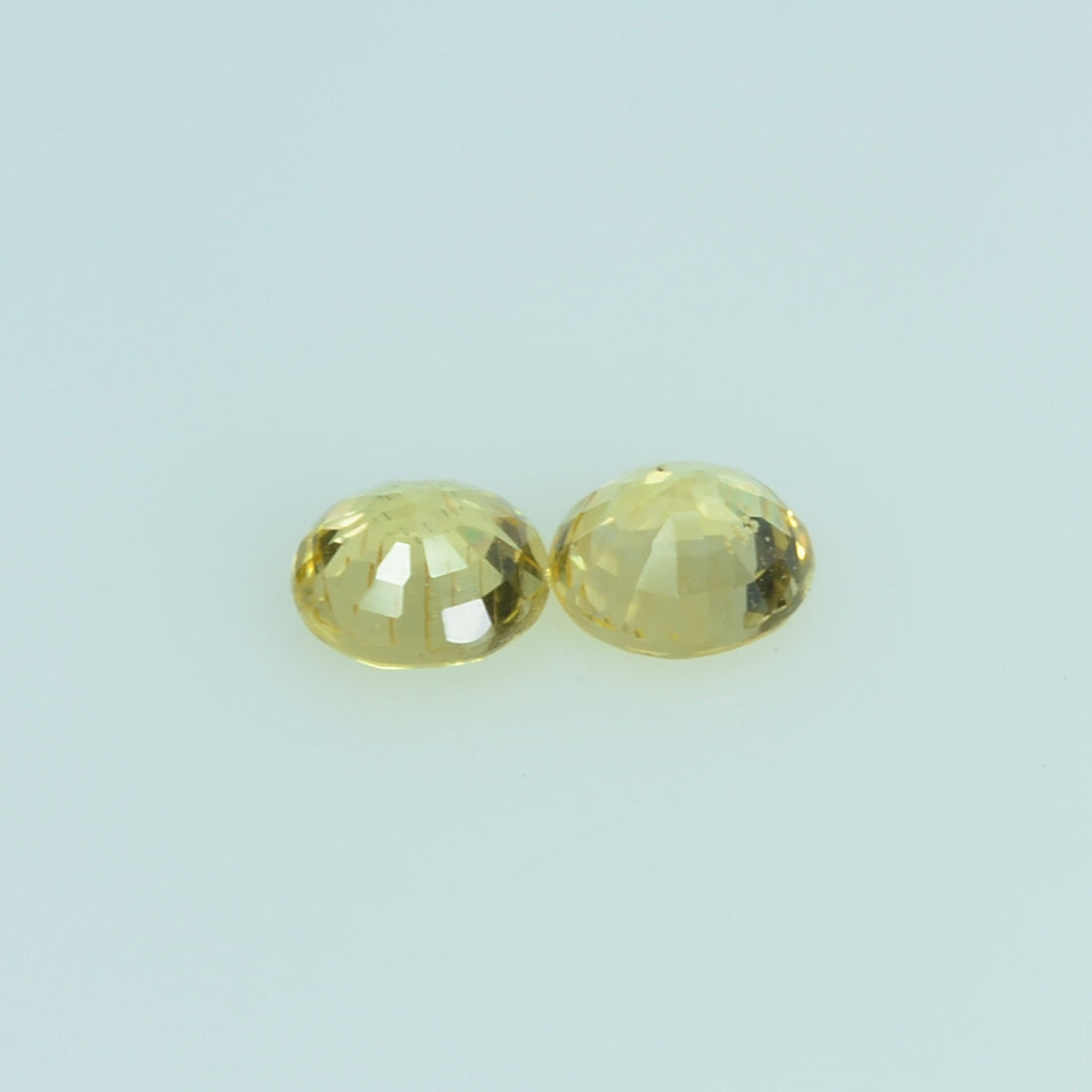 3.7 mm Natural Yellow Sapphire Loose Gemstone Round Cut