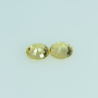 3.7 mm Natural Yellow Sapphire Loose Gemstone Round Cut
