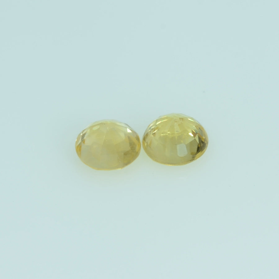 3.5 mm Natural Yellow Sapphire Loose Gemstone Round Cut - Thai Gems Export Ltd.