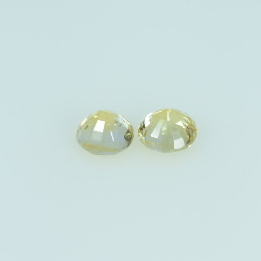 3.5 mm Natural Yellow Sapphire Loose Gemstone Round Cut - Thai Gems Export Ltd.