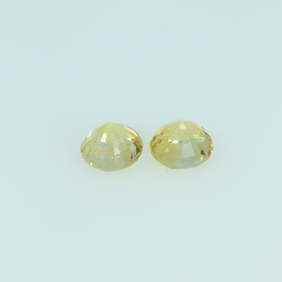 3.5 mm Natural Yellow Sapphire Loose Gemstone Round Cut - Thai Gems Export Ltd.