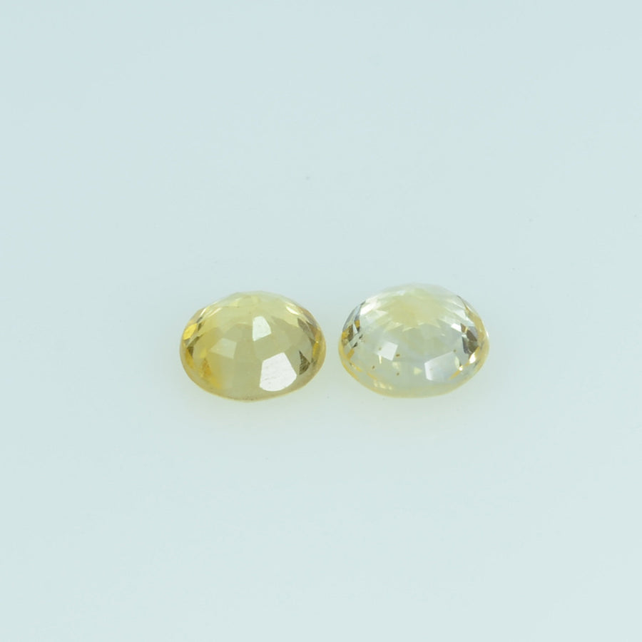 3.5 mm Natural Yellow Sapphire Loose Gemstone Round Cut - Thai Gems Export Ltd.